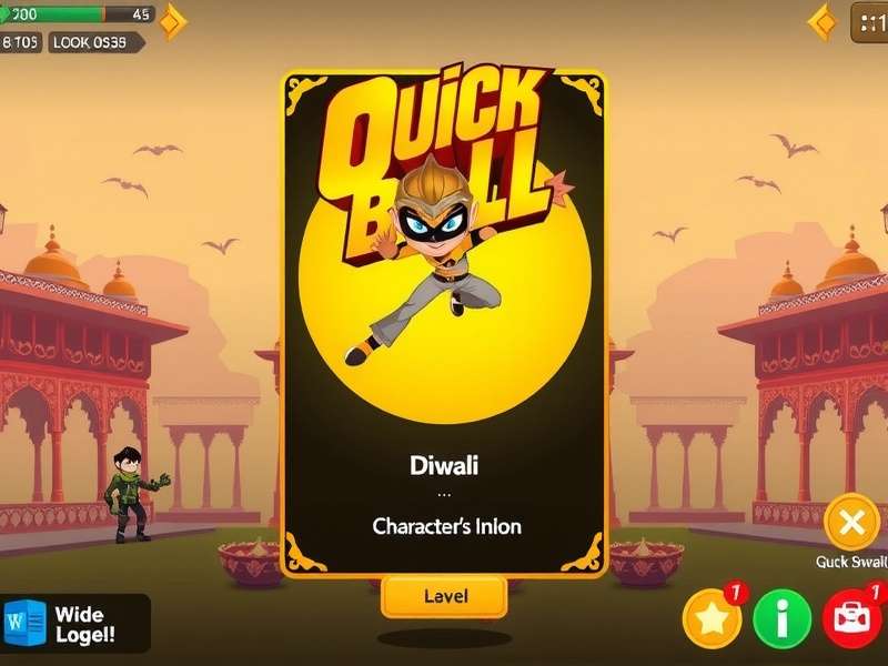 Quick Bolt Game Character Selection